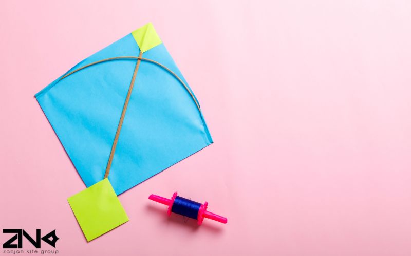 مراحل ساخت بادبادک کاغذی